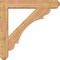 Ekena Millwork Olympic Craftsman Smooth Bracket w/ Offset Brace, Western Red Cedar, 7 1/2"W x 42"D x 42"H BKT0806X42X42OLY04SWR - alternate 4